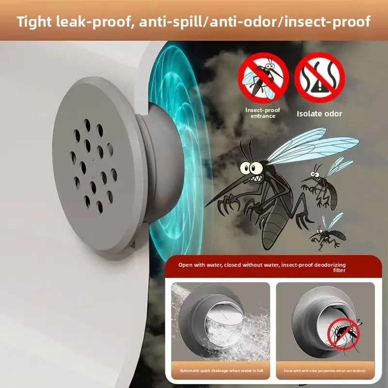 غطاء ديكور لفتحة حوض المغسلة لمنفذ الفائض لحوض الغسيل المقاوم للحشرات والرائحة