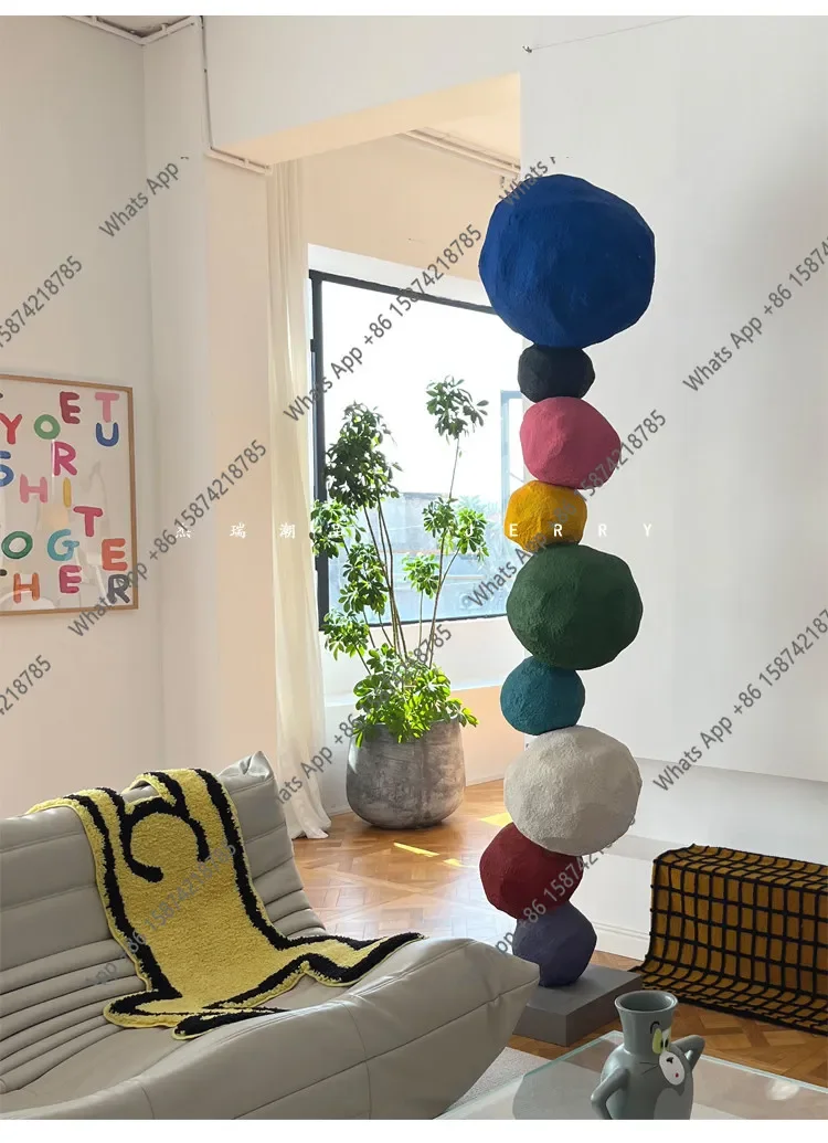 Living Room Floor-to-ceiling Ornament Art Installation Window Decoration, Designer Entrance Staircase Sculpture Hotel Creativity