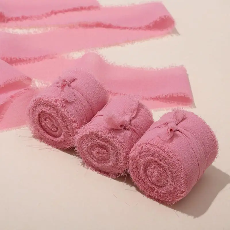 5 Meter Ribbon Roll for Wrapping Wedding Bouquets Craft Decorations