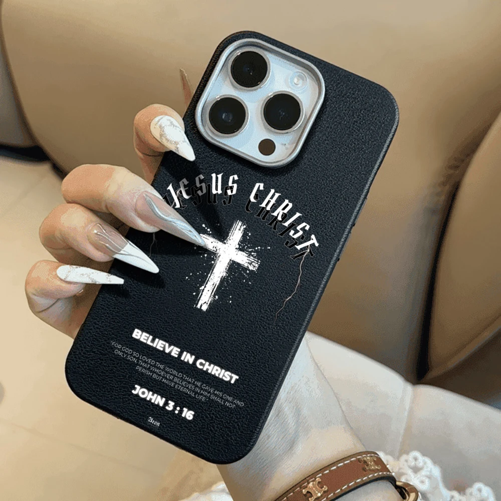 Luxuriöse Good Friday Kreuz-Hülle für iPhone 16 17 15 Pro Max Hüllen iPhone 17 11 12 13 ProMax 14 15 16 Plus 8 XS XR Stoßfeste Abdeckung – Detail 3