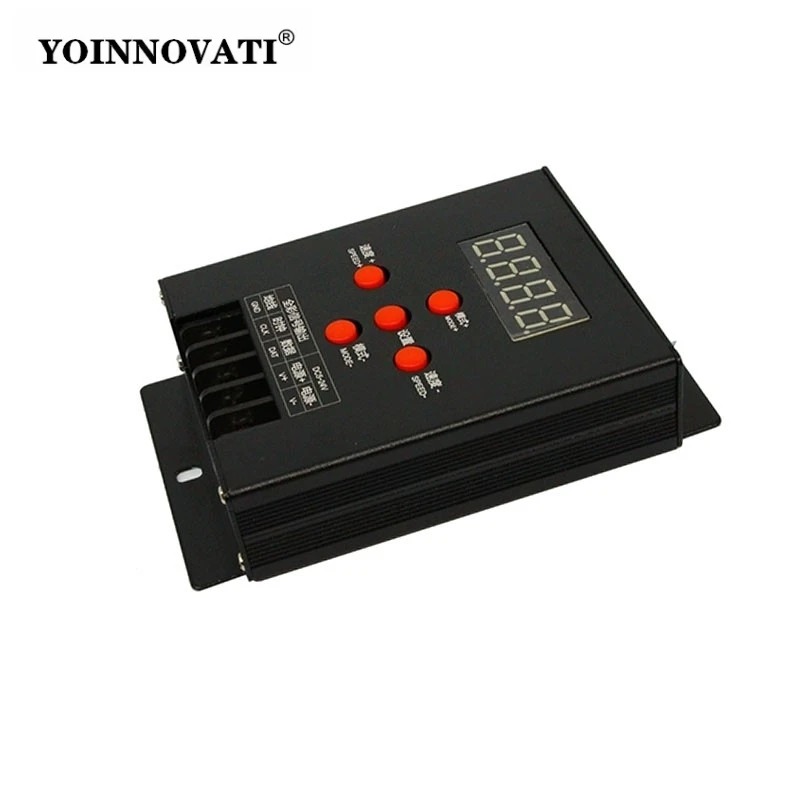 T-500 RGB LED Strip Controller for WS2811 WS2812B 1903 6803, DC5-24V Smart Pixel Controller, APP Remote Dimmer