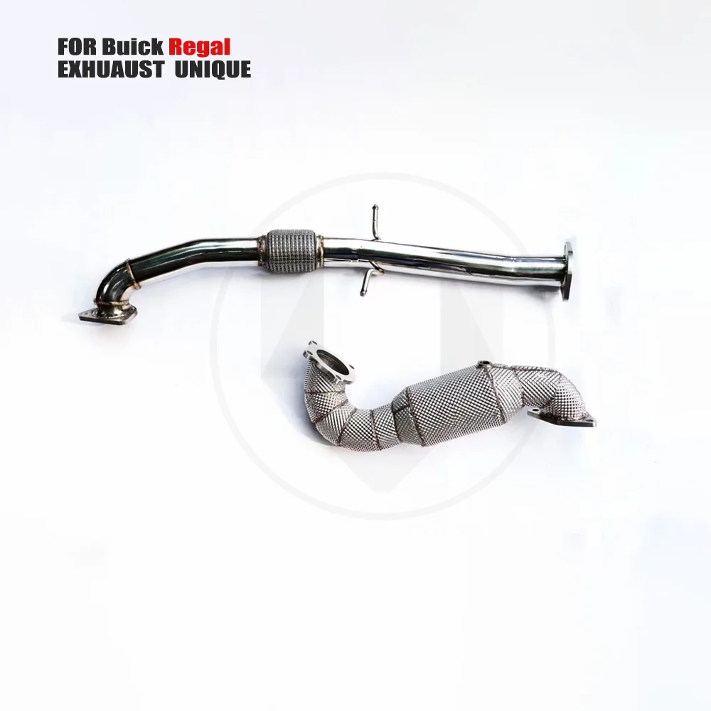 UNIQUE Exhaust Manifold High Flow Downpipe for Buick Regal 1.5T2.0T Car Accessories With Catalytic Converter Header Catless Pipe