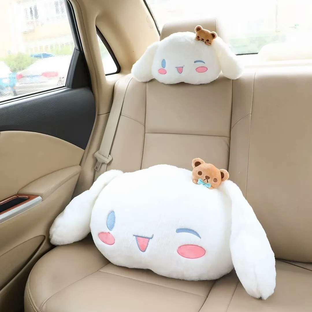 

Car Neck Pillow Memory Foam Protective Lumbar Back Support Breathable Car Headrest Cushion Relieve Stress Car Seat Pillow