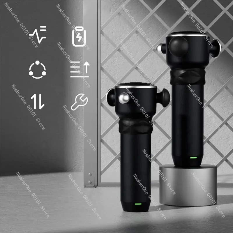Wireless Deep Tissue Muscle Massage Gun High Vibration Trigger Point Soreness Relief Device