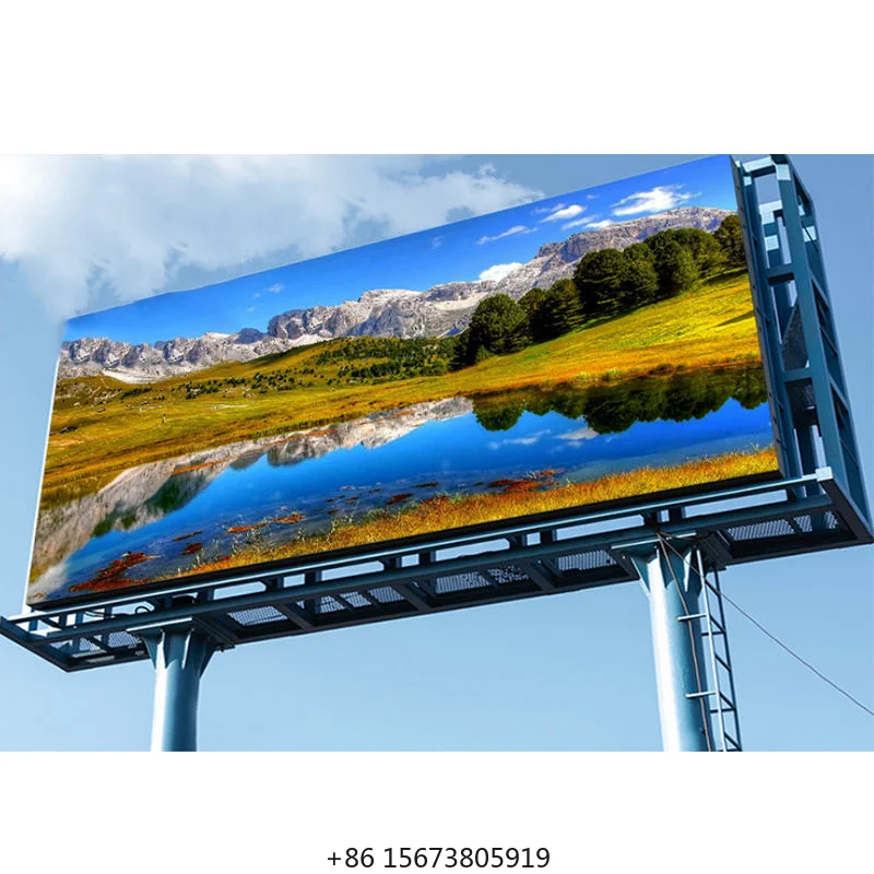 High Brightness P5 P6 P8 P10 Digital Billboard Outdoor Advertising Led Display Billboard Screen for Highway  Roadside Ads