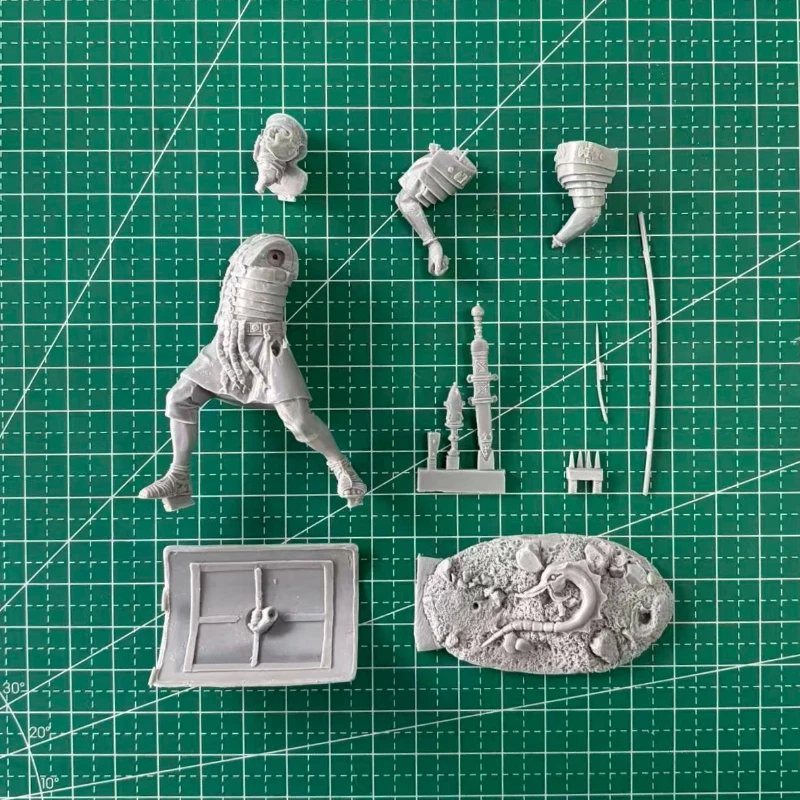 1/24 Scale 75mm Die-Cast Resin Figure Model Kit Ancient Roman Legionario  Miniature Toys Unassembled Unpainted DIY Diorama