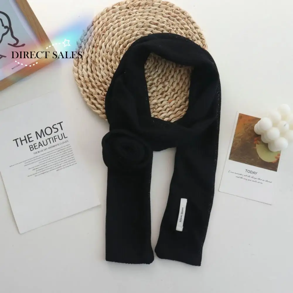 

Cravat Long Scarf Neckerchief Decoration Wrap Rose Flower Scarves Collocation Clothing Accessories Scarf Accessories