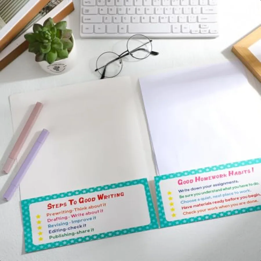 12 قطعة مجلدات ملفات A4 للطلاب متعدد الألوان 9.5 × 12 بوصة