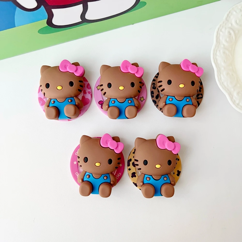 Магнитный держатель Grip Tok Griptok, милый мультяшный Sanrio Hello Kitty, подставка для телефона, поддержка iPhone Samsung Magsafe Smart Tok