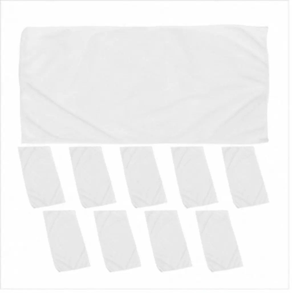 10Pcs Reusable Cleansing Towels for Face Soft Microfiber Wash Cloths 20x12 Inch Gentle Absorbent Facial Towels Sensitive Skin