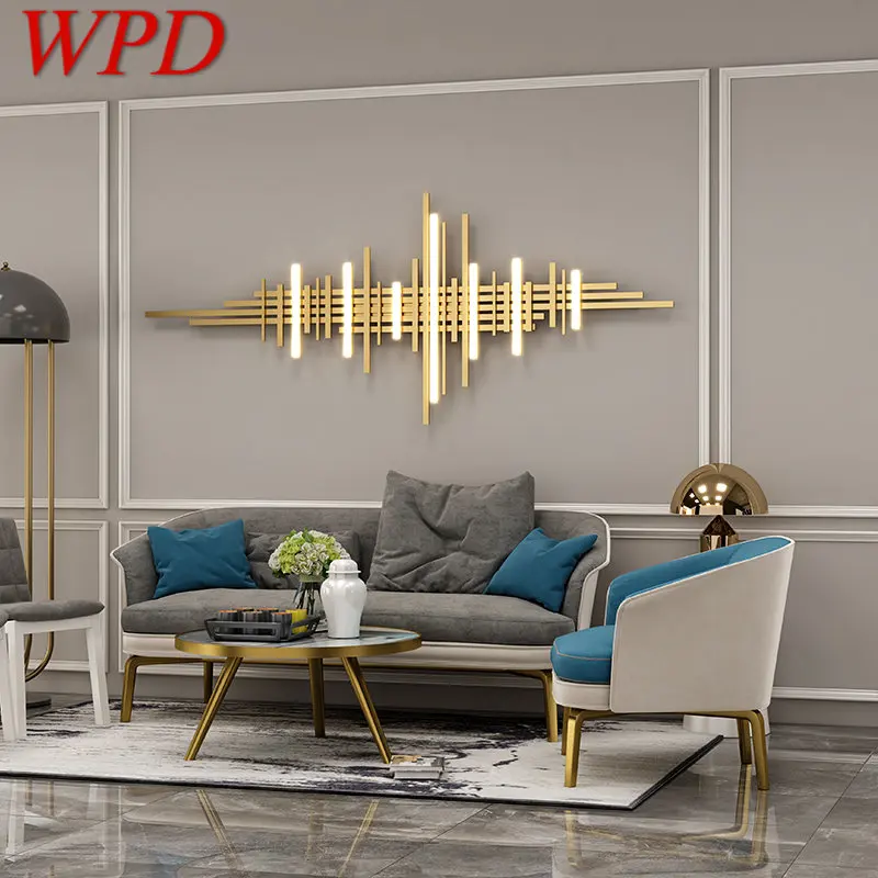 Gold Rectangular Picture Light 3