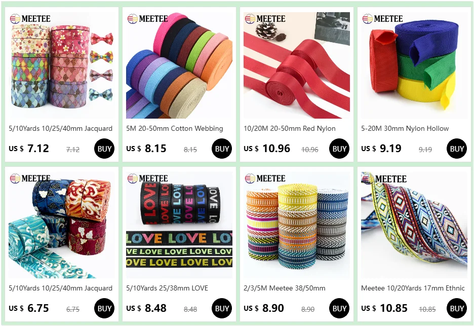 5M 10-38mm Polyester Jacquard Band Band Kleidung Dekorative Gurtband Rucksack Gurt Sicherheit Schrägband Nähzubehör – Detail 1