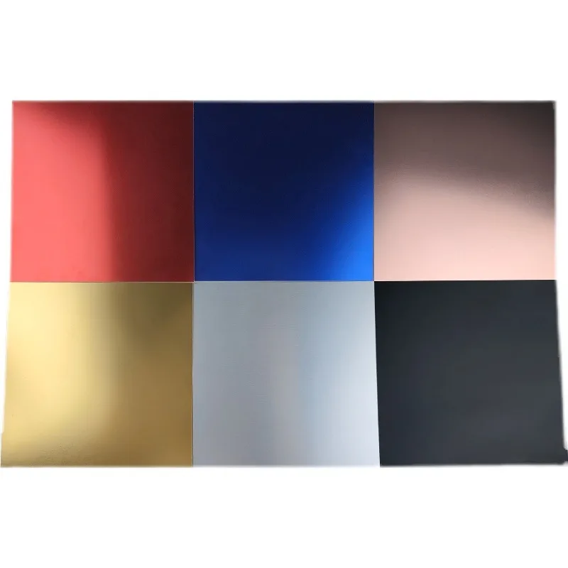 Custom Laser - Engraved Mirror - Finish Aluminum Sheets - 2mm - 5mm, Black/Blue/Red Anodized, for DIY & Industrial Use