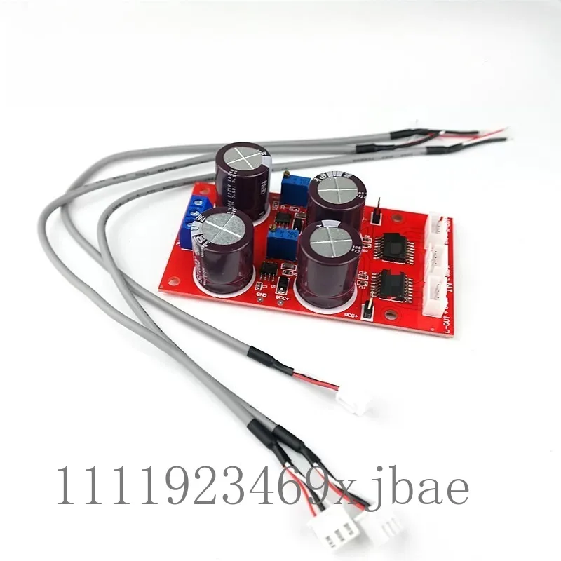 Audio Balance Conversion Front Stage Board Dual Channel Differential Signal Amplifier Support Dual Power Supply
