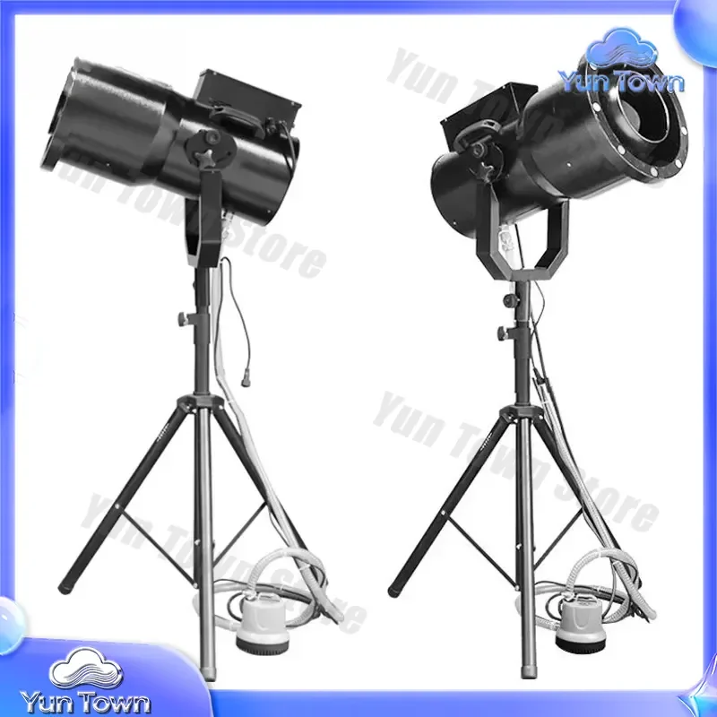 LED Foam Machine for Stage Lighting Water Park Bubble Party Kindergarten Activities KTV Bar Vertical Fog Effect Machine