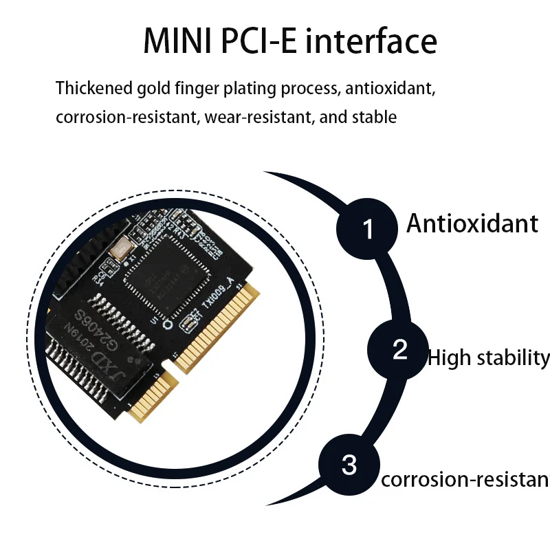 10/100/1000mbps RJ-45 adattatore LAN Mini pci-e adattatore per scheda di rete Gigabit gaming adaptive computer accessori gioco scheda pci-e