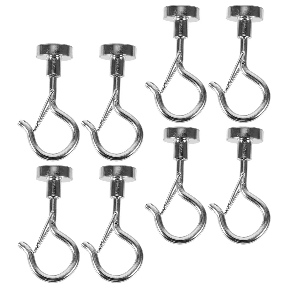 

8 Pcs Gardening Hanging Basket Magnetic Hooks Flowerpot Multi-function Outdoor Planters Household Small Plants