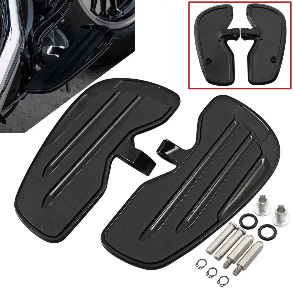 For 2015-2019 SCOUT / SCOUT SIXTY /BOBBER Models Motorcycle Rider Floorboards Front Foot Rest Driver Floorboard Wide Footrest