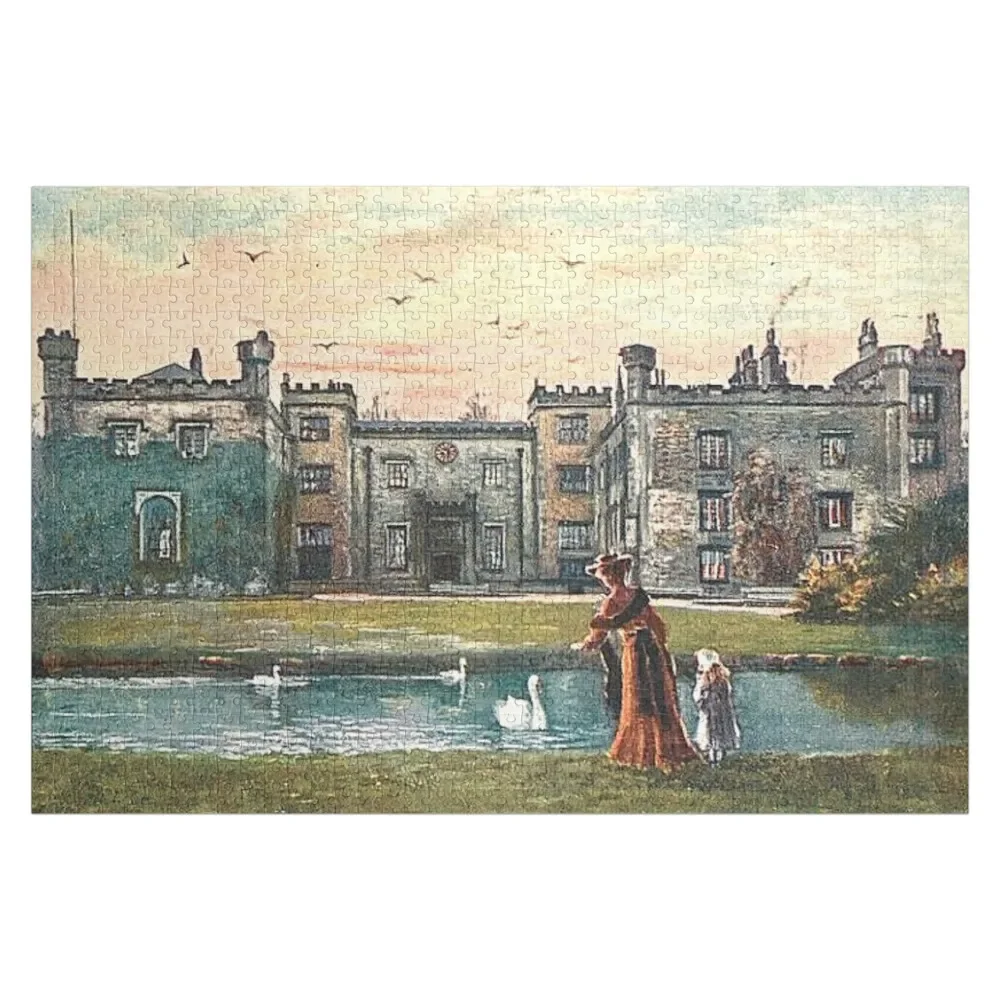 Townley Hall, Burnley, Lancashire, England Jigsaw Puzzle Personalized Baby Toy Iq Puzzle