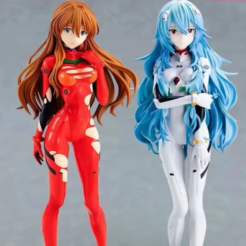 Neon Genesis Evangelion anime standing figure doll EVA Ayanami Rei red Asuka two-dimensional pvc model desktop ornaments
