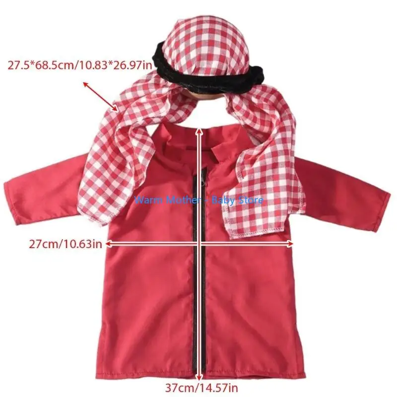 ملابس التصوير الفوتوغرافي لحديثي الولادة في الشرق الأوسط للأولاد مستلزمات التصوير الفوتوغرافي رداء الرأس 57QE