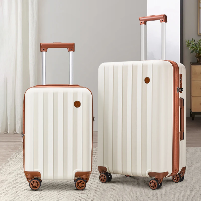 Suitcase Set of 3 with Charging Travel Carrying Bag 2024 New Luggage 18 20 inch Multifunction Trolley Case Expansion Travel Bags