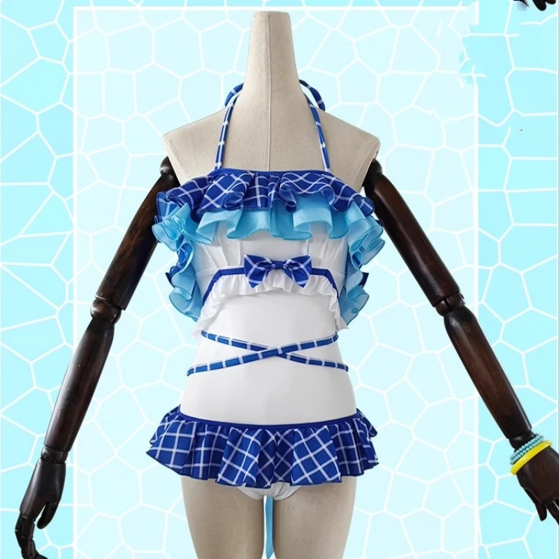 Sonoda Umi Cosplay Anime Lovelive Badpak Vrouwen Mode Kostuum Rollenspel Kleding Zomer Strandbadkleding Zangpak 2024 Nieuw