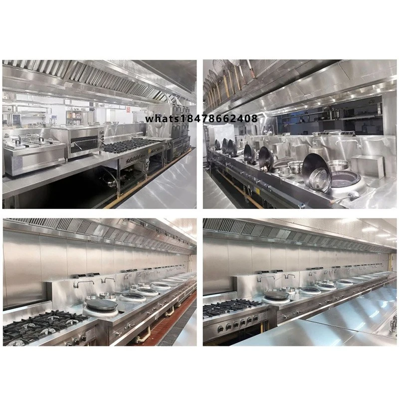 Hotel Buffet Catering Equipment Full Stainless Steel Restaurant Cooking Commercial Equipment