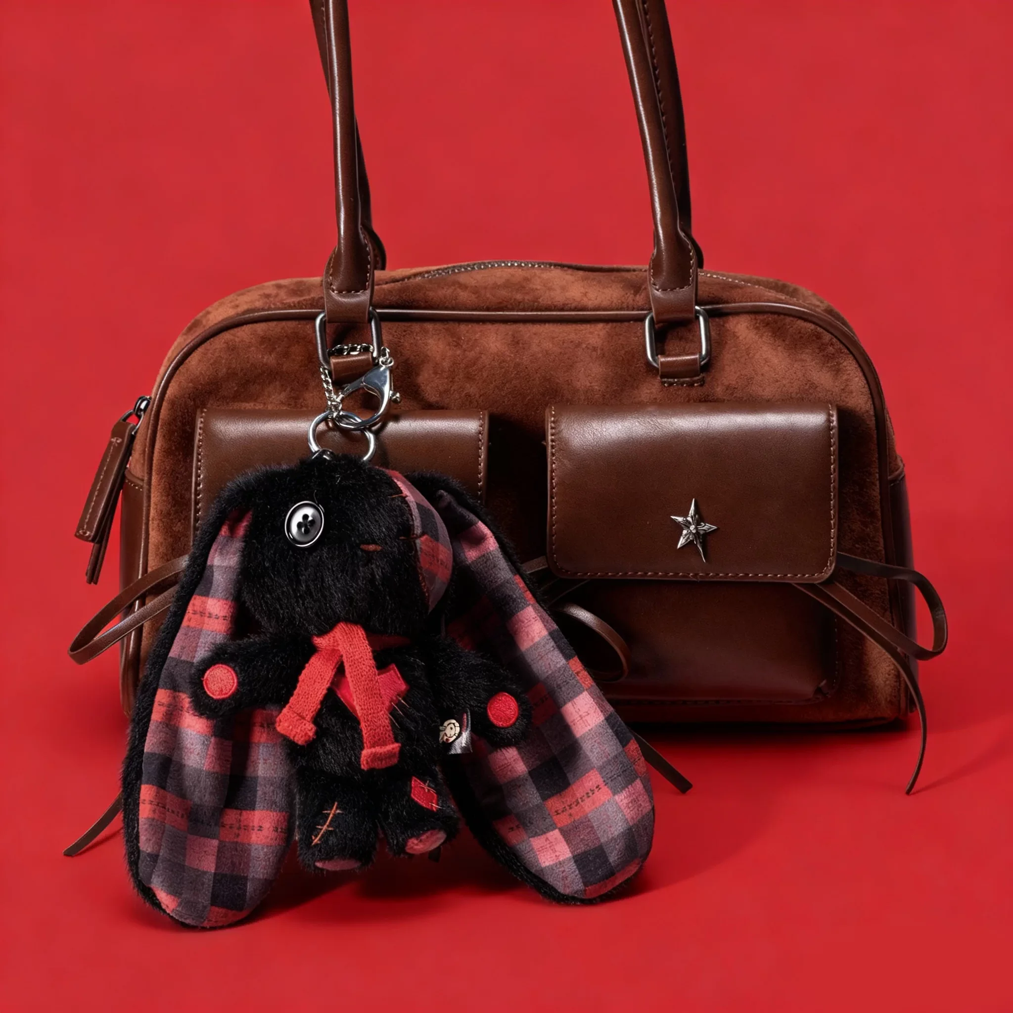 plushie-dreadfuls-black-love-rabbit-plush-doll-popular-bag-pendant-trendy-play-decorative-ornament-fashion-festival-gift