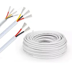 Sheathed Cable 2 3 4 Core 28/26/24/22/20/18/16/14AWG Electrical Wires Flexible Tinned Copper Electronic Wire For LED Strip Light