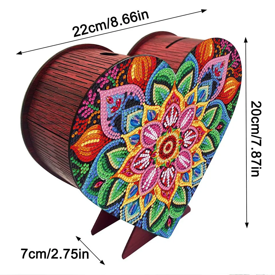 Flower saving pot Coin bill money box Diamond Painting Kits for Adults gift DIY Crystal Rhinestone Art Craft Decor Supplies