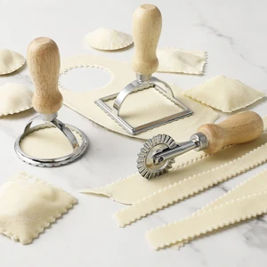 304 Edelstahl Ravioli Biscuit Cutter Pasta -Werkzeuge Cokies Moldi Ravioli Hersteller quadratische Redond Pizza Schneidrad Werkzeuge 10 Hauptverkaufsmodelle - №6