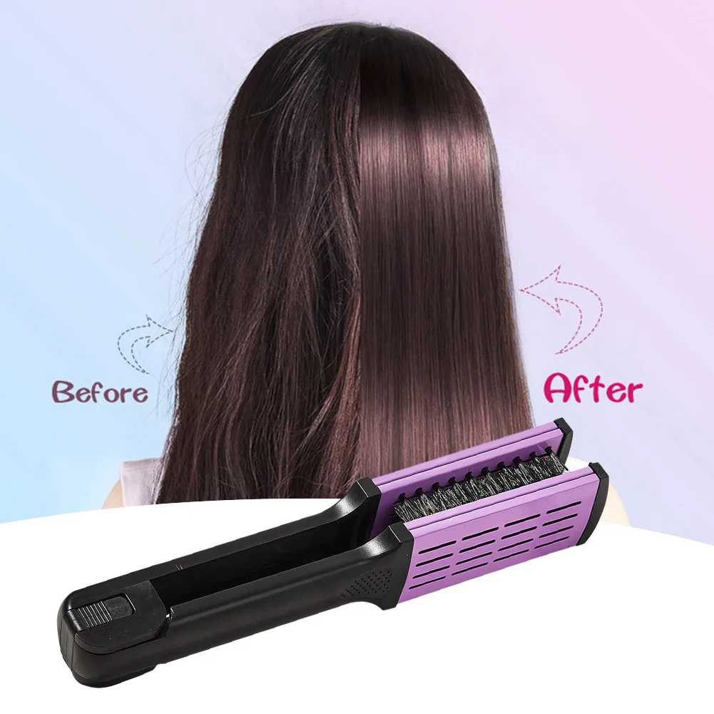 Hair Straightening Comb Anti-Static Hairdressing Straightener Hairbrush Multifunctional Double Sided Brush Barber Styling Tools