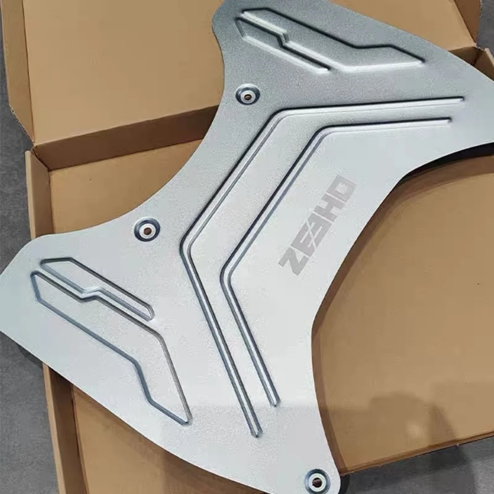 FOR ZEEHO AE8AE8S+ Full Surround Aluminum Foot Peg Assembly Motorcycle Modification Part with Hollow Drain Holes for Quick Water