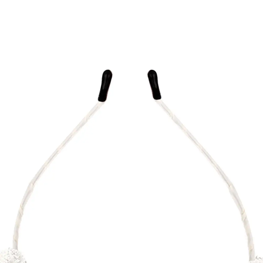 

2Pcs White Lace Cat Ears Hair Band Cute Headband Hair Hoop for Women Girls Party Costume Birthday Celebration Christmas