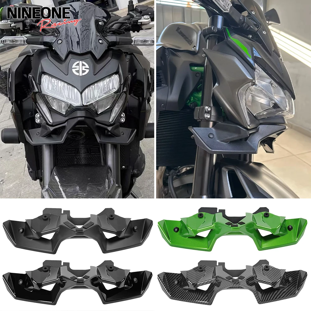 Kit de guardabarros aerodinámico para motocicleta, alerón delantero, cubierta de nariz desnuda, forma de pico para Kawasaki Z900 Z 900, accesorios de Z-900 2020-2025