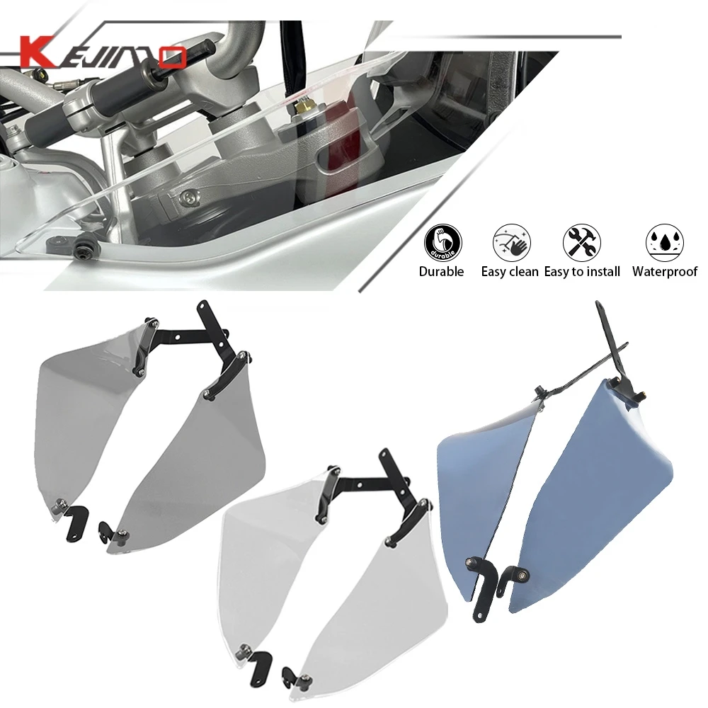 

For Ducati DesertX Acrylic Stainless Steel Desert X Side Spoiler Fairing Cover Wind Wing Deflector Protector 2022-2023 Motorbike