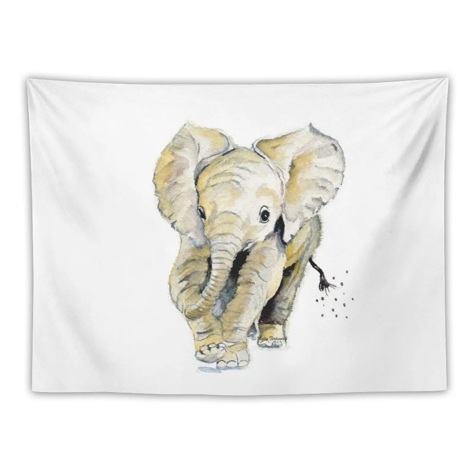 

Baby Elephant Tapestry Wall Decoration Items Bedroom Decor Room Decor Aesthetic