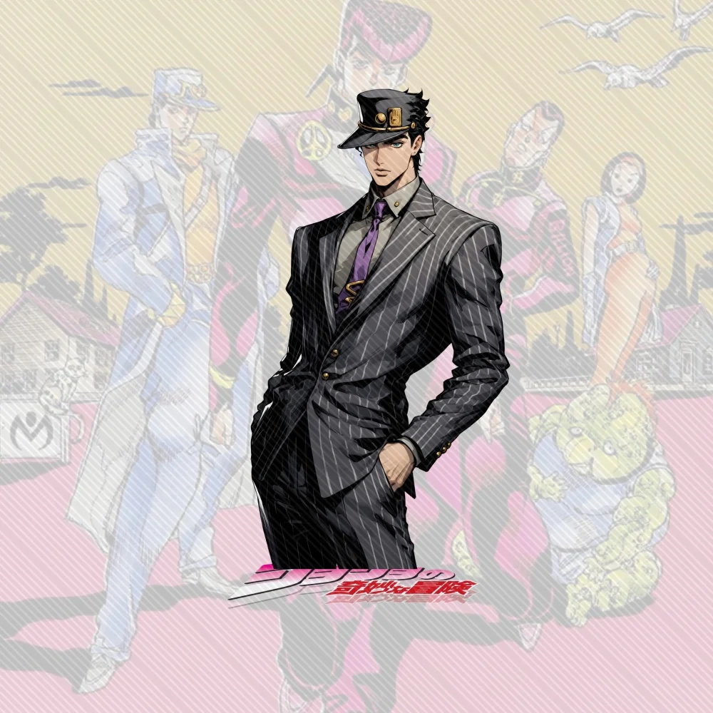 Immagine 5: Modellino Acrilico Anime JOJO da 15CM, Personaggi Cosplay, Ornamenti, Accessori, Articoli da Collezione, Regali