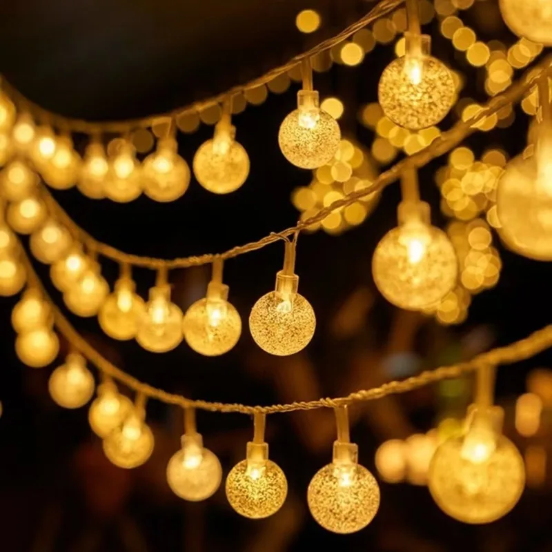 

Светодиодная гирлянда-шарики «Фея» на батарейках для декора дома, свадеб и вечеринок