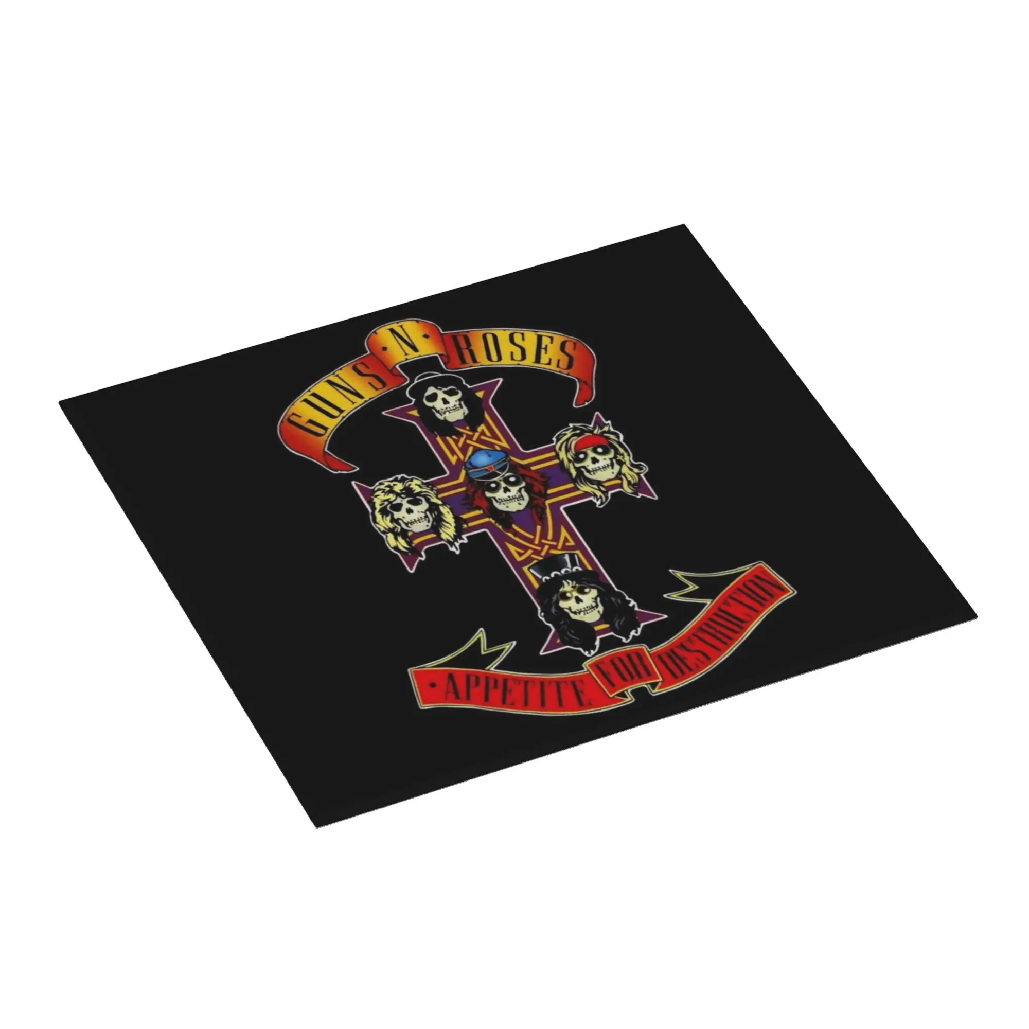 Heavy Metal Rock Music Band Guns N Rose Drying Mat For Kitchen Waterproof Non‑Slip Oil Proof Reusable Countertop Protector Mat