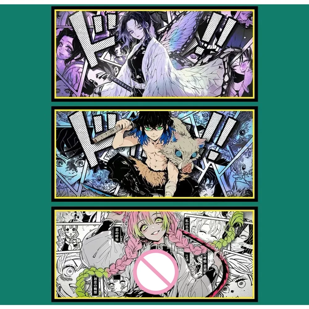 Japanese Fantasy Anime Collection Card High Quality Creative 3D Painting Card Classic Character Creative Peripheral Desktop Toy