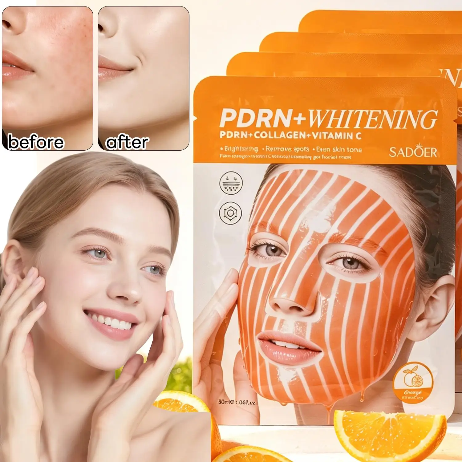 Collagen Gel Face Mask Moisturizing Barrier Repair Shrink Pores Mask Anti Dullness Soothing Deep Hydrating Facial Mask Skin Care