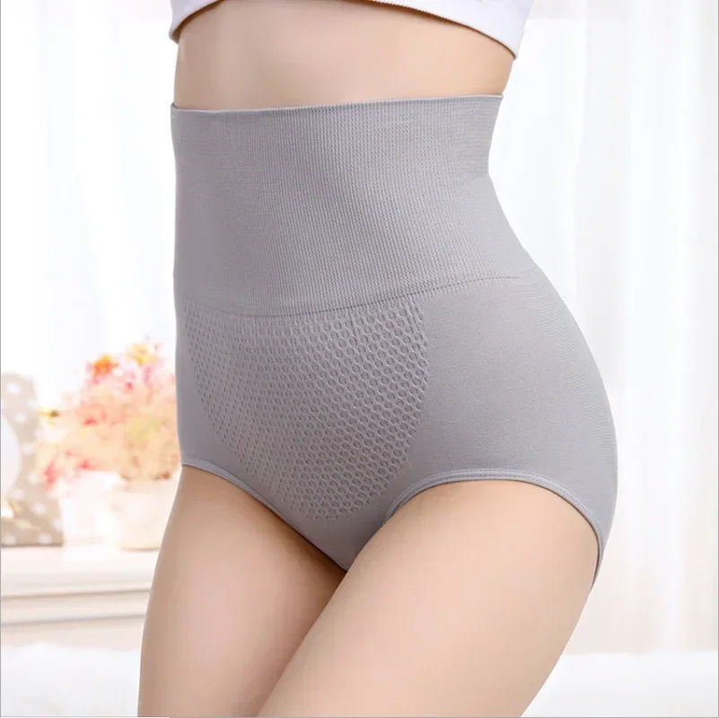 Women\'s Seamless Body Shapers Warm Belly Control Warm Cotton Underwear Control Hip Pants Underwear High Waist Soft Panties