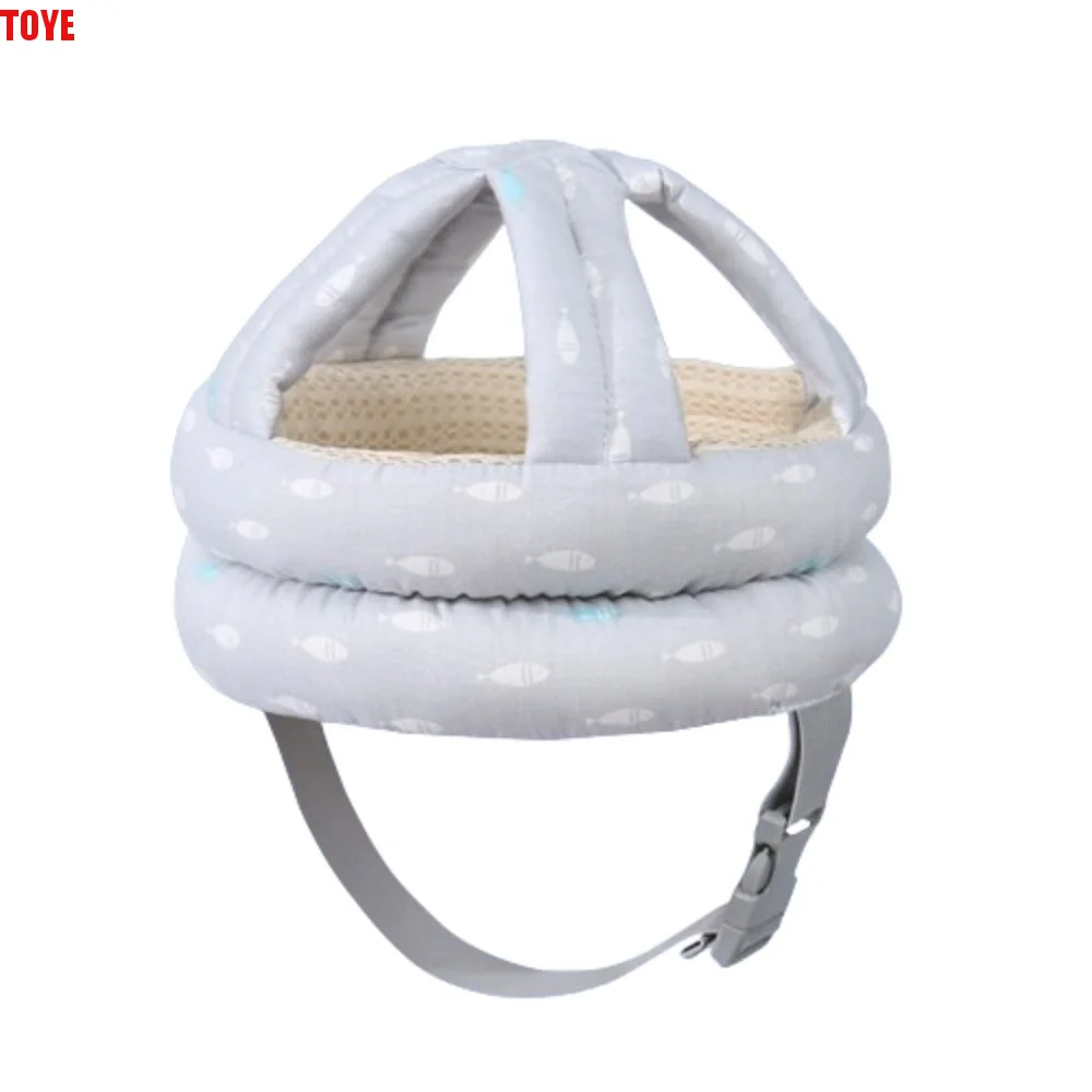 

Fashion Breathable Toddler Protective Headgear Safe Protective Infant Anti-crash Caps Soft Cotton Anti-fall Helmet Gift