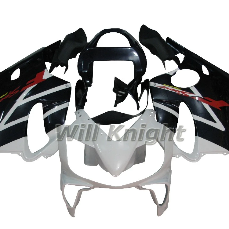 

Intelligent Library Black White ABS Fairing Kit For Honda CBR600 F4I 2001 2002 2003