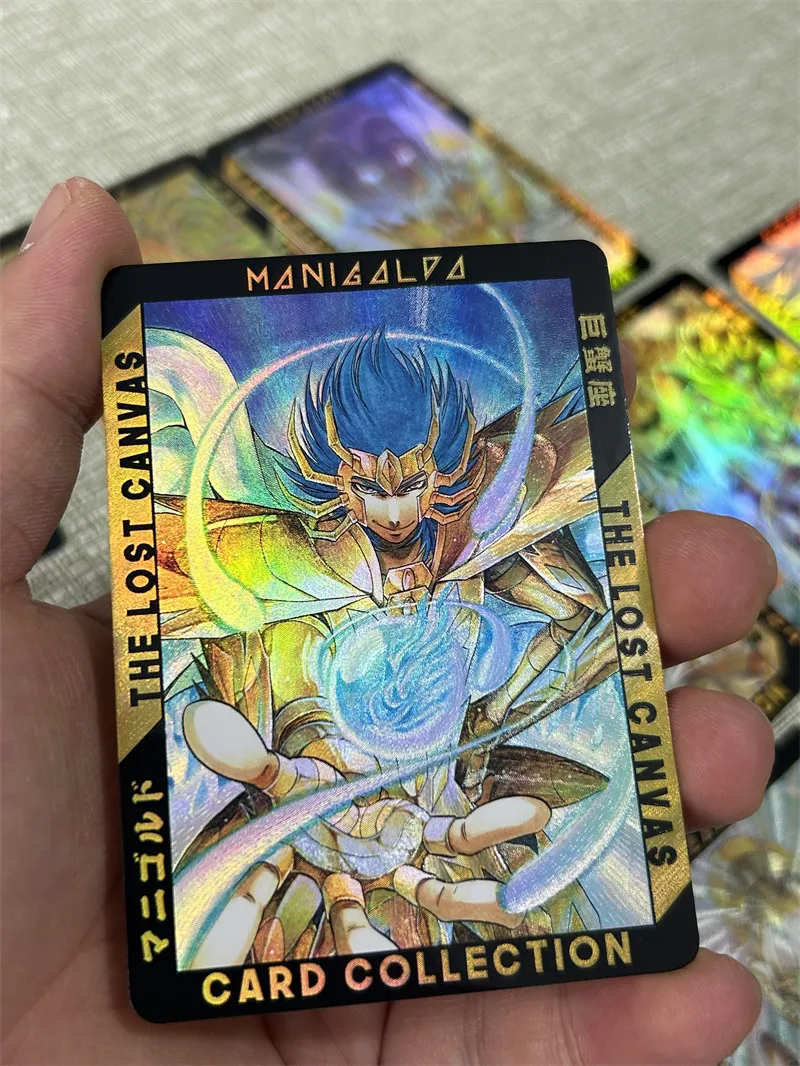 cartas-colecionaveis-diy-saint-seiya-the-lost-canvas-gold-saints-texturizadas-holo-e-coloridas-holo