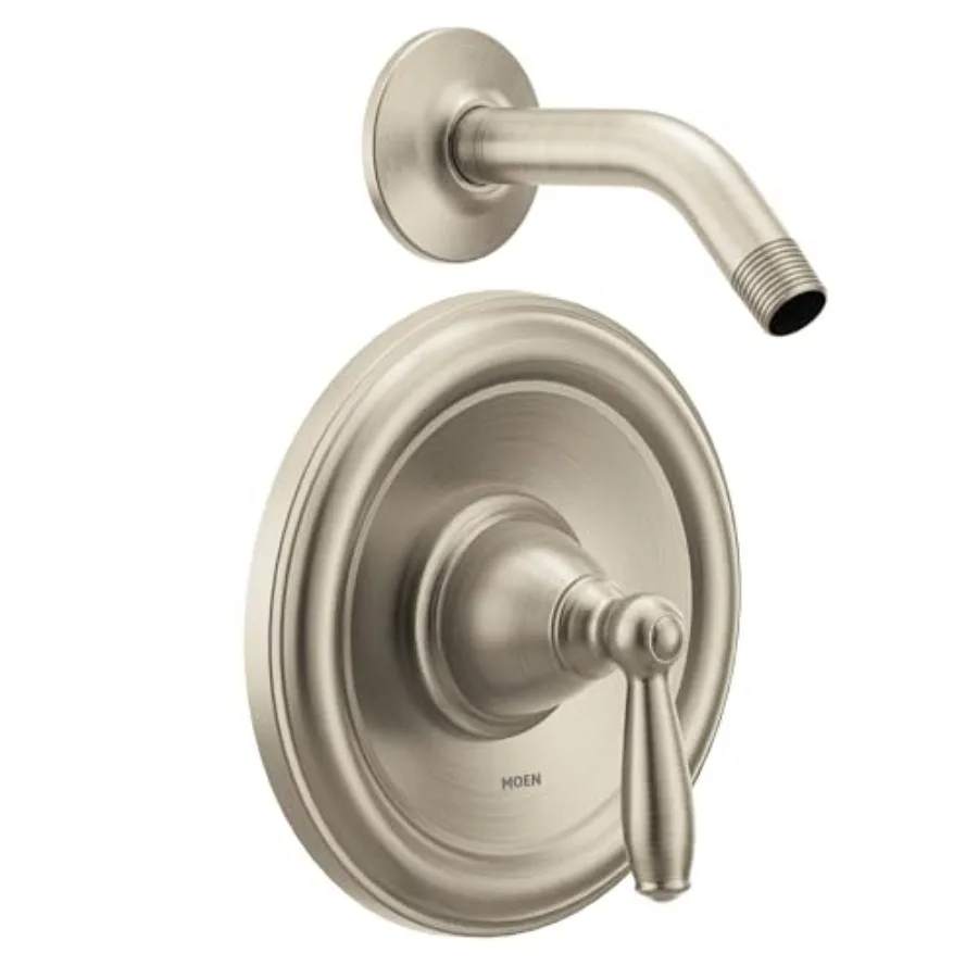 

Brantford Brushed Nickel Posi-Temp Pressure Balancing Shower Trim Kit Featuring Shower Lever Handle Without Showerhead Valve Re