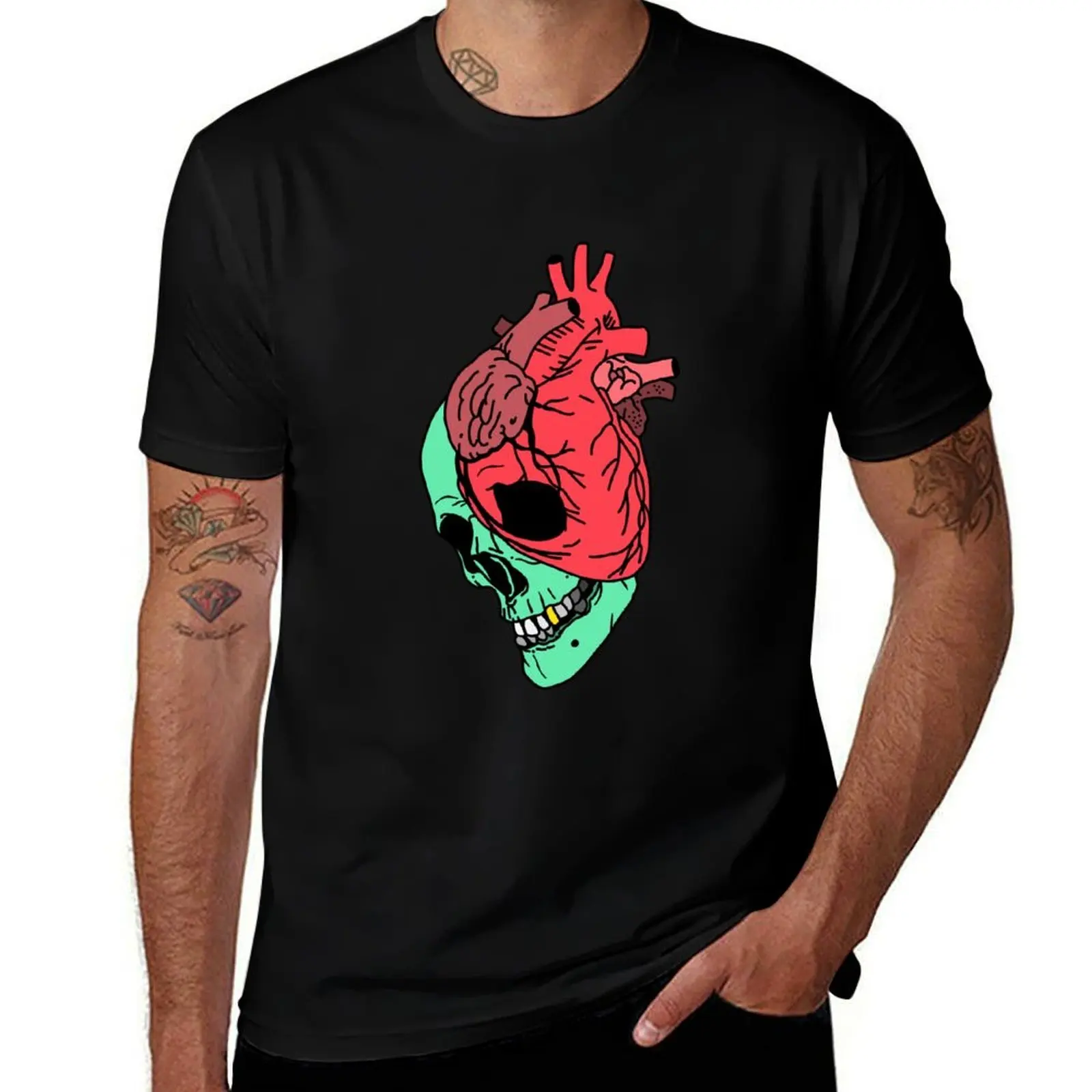 Dood hart T-shirt man t-shirts hoge kwaliteit luxe merk t-shirts designer T-shirt