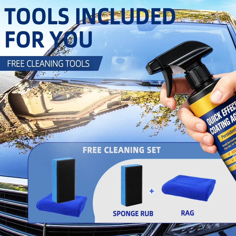 

Car Cleaner Fast - Acting Car Paint Spray Automatic & Manual Coating Color - Changing Cleaning And Coating Spray
